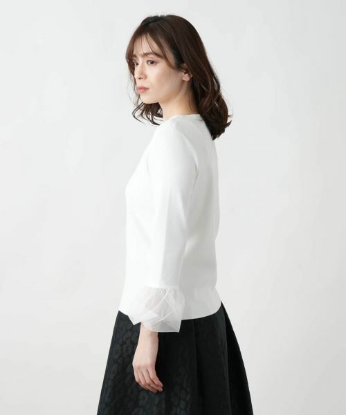 Leilian / レリアン ニット・セーター | スクエアネックカットソー | 詳細8