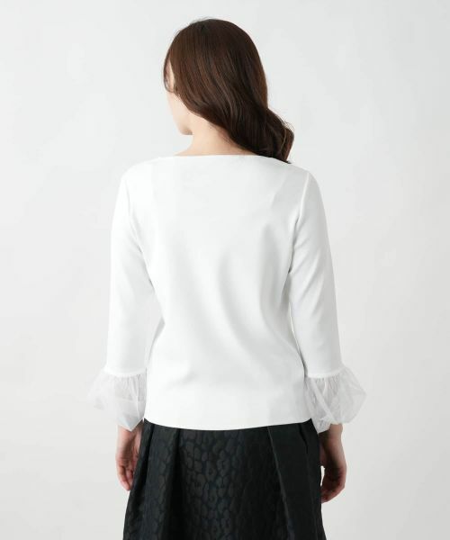 Leilian / レリアン ニット・セーター | スクエアネックカットソー | 詳細9