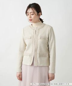 Leilian / レリアン テーラードジャケット | ノーカラージャケット