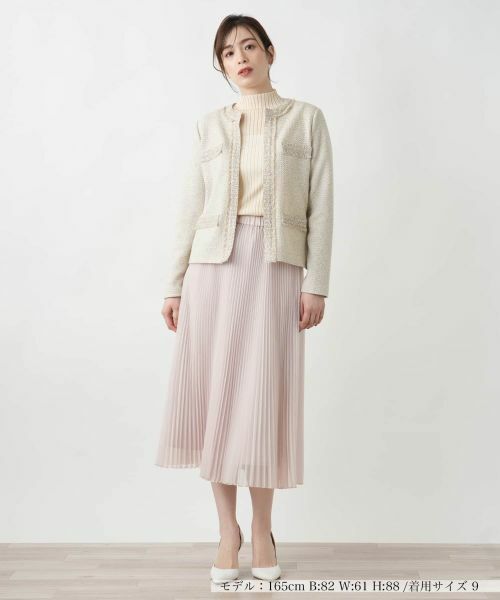 Leilian / レリアン テーラードジャケット | ノーカラージャケット | 詳細1