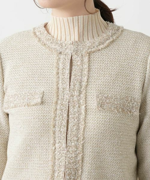 Leilian / レリアン テーラードジャケット | ノーカラージャケット | 詳細7