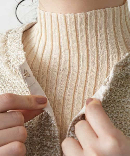 Leilian / レリアン テーラードジャケット | ノーカラージャケット | 詳細9