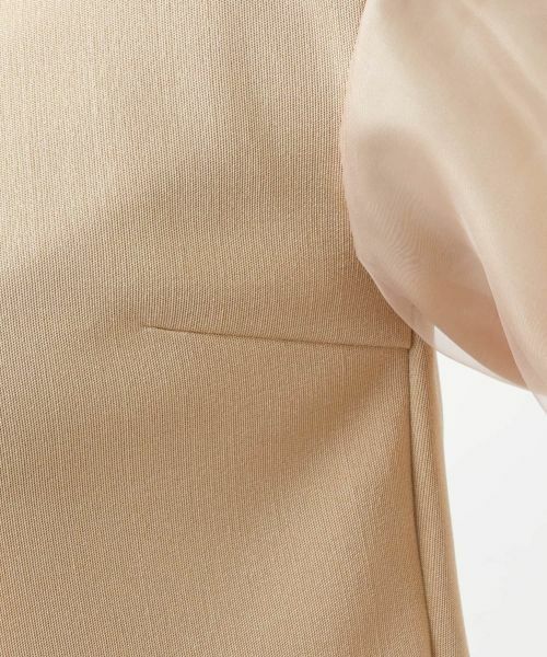 Leilian / レリアン カーディガン・ボレロ | 切替ノーカラーカーディガン | 詳細20