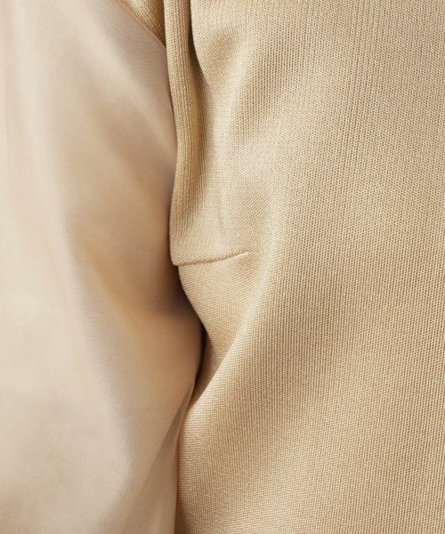 Leilian / レリアン カーディガン・ボレロ | 切替ノーカラーカーディガン | 詳細22