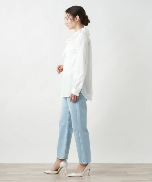 Leilian / レリアン シャツ・ブラウス | リボンカラーブラウス | 詳細5