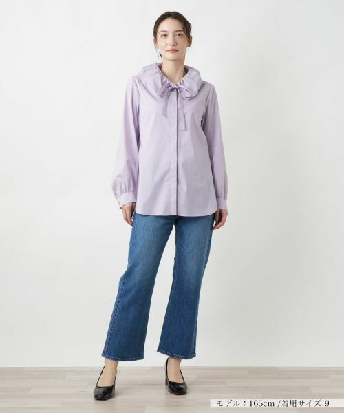 Leilian / レリアン シャツ・ブラウス | リボンカラーブラウス | 詳細7