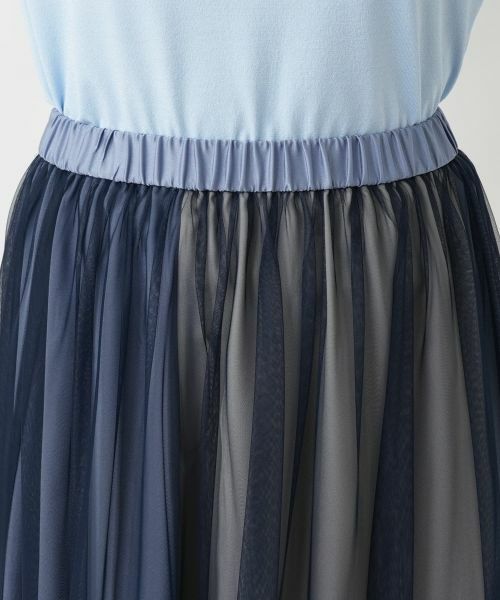 Leilian / レリアン ミニ・ひざ丈スカート | チュールフレアスカート | 詳細10