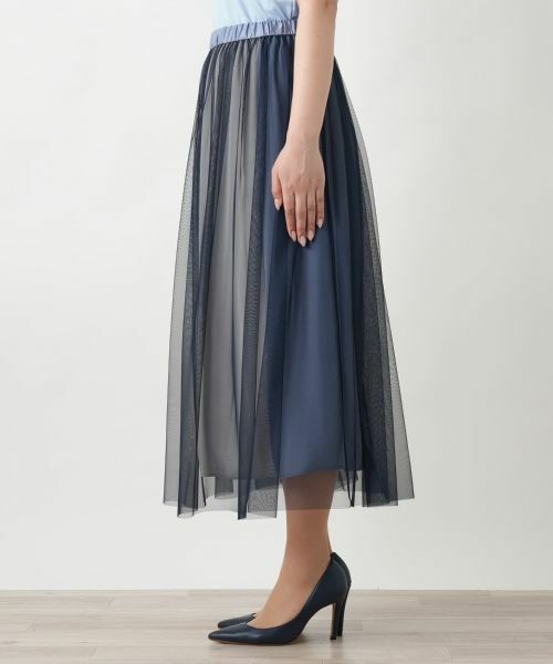 Leilian / レリアン ミニ・ひざ丈スカート | チュールフレアスカート | 詳細8