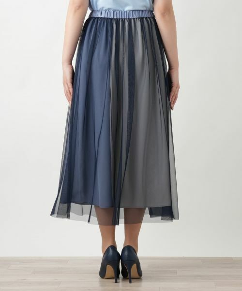 Leilian / レリアン ミニ・ひざ丈スカート | チュールフレアスカート | 詳細9