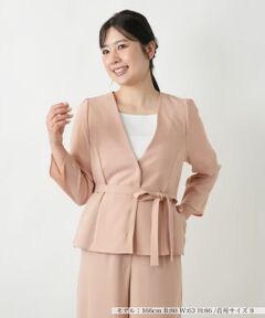 Leilian / レリアン テーラードジャケット | ノーカラージャケット