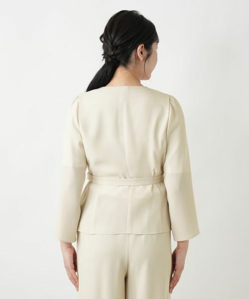 Leilian / レリアン テーラードジャケット | ノーカラージャケット | 詳細10