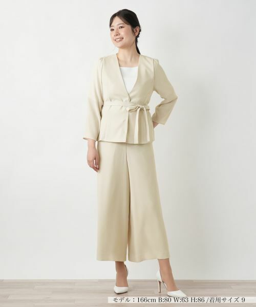 Leilian / レリアン テーラードジャケット | ノーカラージャケット | 詳細4