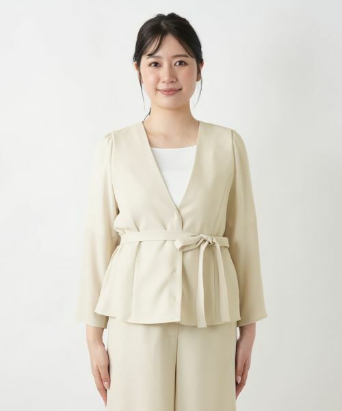 Leilian / レリアン テーラードジャケット | ノーカラージャケット | 詳細8