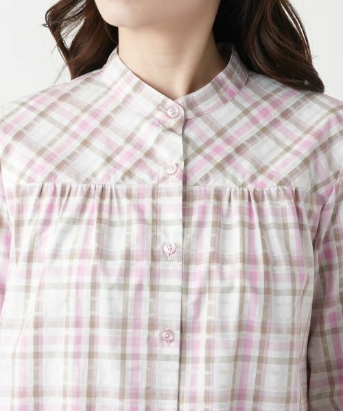 Leilian / レリアン シャツ・ブラウス | バンドカラーブラウス【Leilian WHITE LABEL】 | 詳細7