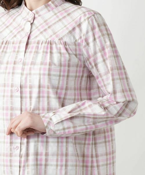 Leilian / レリアン シャツ・ブラウス | バンドカラーブラウス【Leilian WHITE LABEL】 | 詳細9