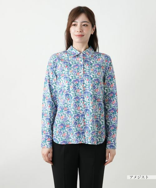 Leilian / レリアン シャツ・ブラウス | プリントブラウス【Leilian WHITE LABEL】 | 詳細7