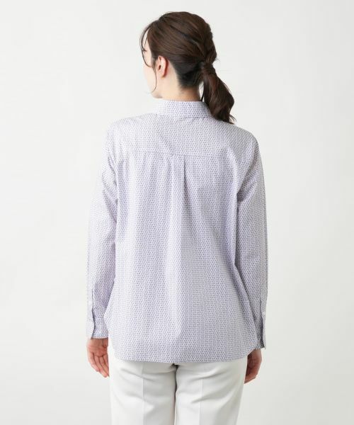 Leilian / レリアン シャツ・ブラウス | プリントブラウス【Leilian WHITE LABEL】 | 詳細9