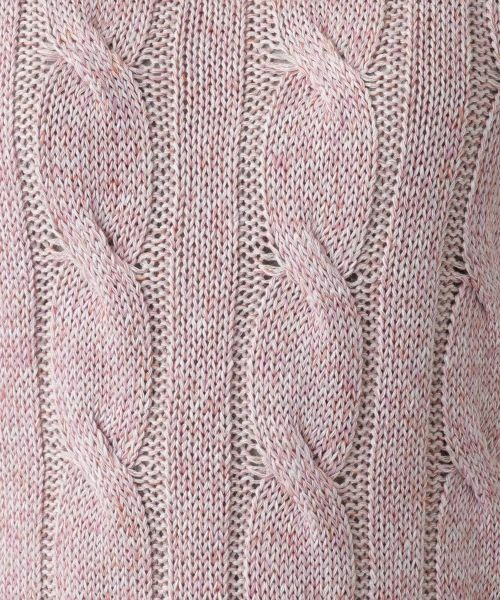 Leilian / レリアン ニット・セーター | ケーブル編みクルーネックニット【BARNA】 | 詳細14