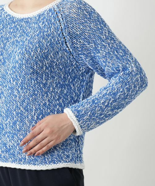 Leilian / レリアン ニット・セーター | 霜降り調クルーネックニット【BARNA】 | 詳細13