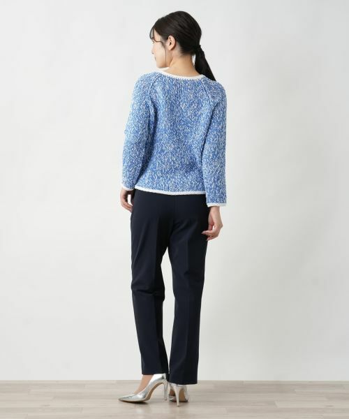 Leilian / レリアン ニット・セーター | 霜降り調クルーネックニット【BARNA】 | 詳細6