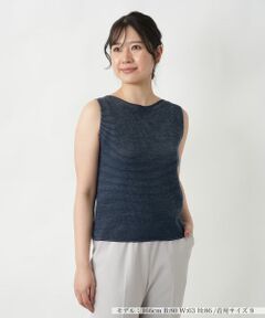 ノースリーブニット【BARNA】