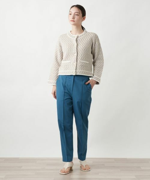 Leilian / レリアン テーラードジャケット | ノーカラージャケット | 詳細1