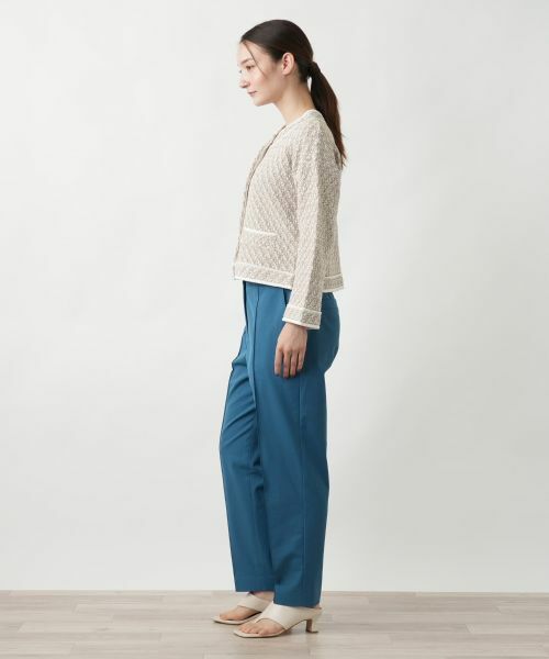 Leilian / レリアン テーラードジャケット | ノーカラージャケット | 詳細2