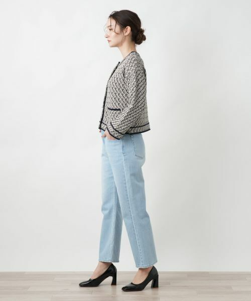 Leilian / レリアン テーラードジャケット | ノーカラージャケット | 詳細5