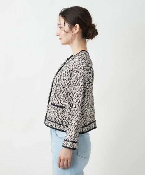 Leilian / レリアン テーラードジャケット | ノーカラージャケット | 詳細8