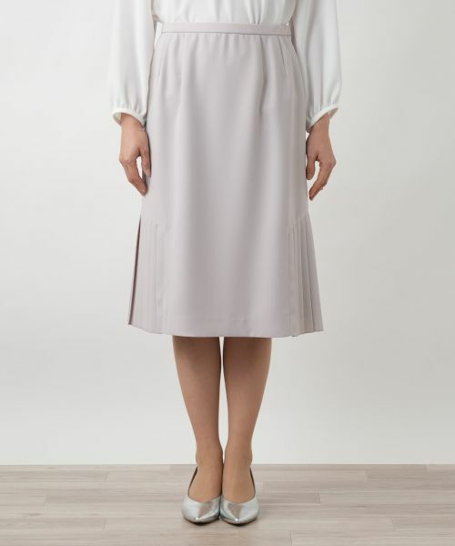 Leilian / レリアン ミニ・ひざ丈スカート | プリーツ切替ミディスカート | 詳細10