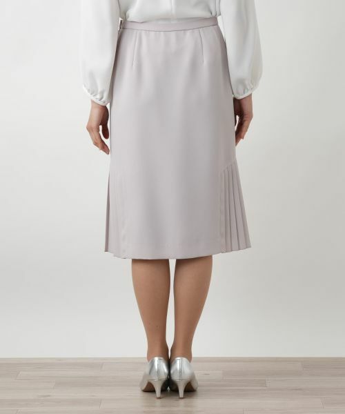 Leilian / レリアン ミニ・ひざ丈スカート | プリーツ切替ミディスカート | 詳細12