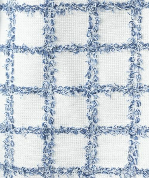 Leilian / レリアン テーラードジャケット | チェック柄ノーカラージャケット | 詳細14