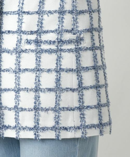 Leilian / レリアン テーラードジャケット | チェックベスト | 詳細11