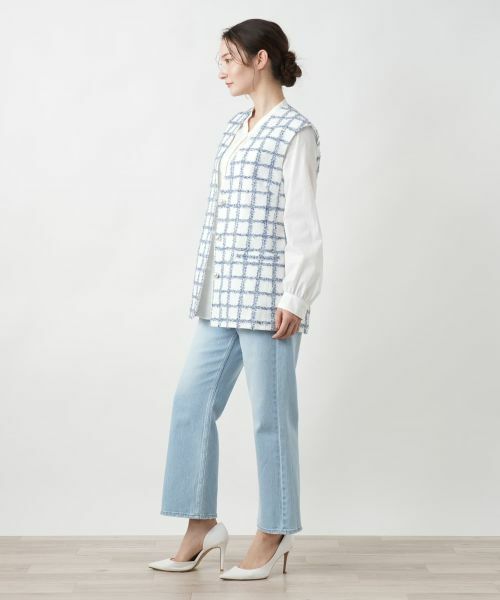 Leilian / レリアン テーラードジャケット | チェックベスト | 詳細2