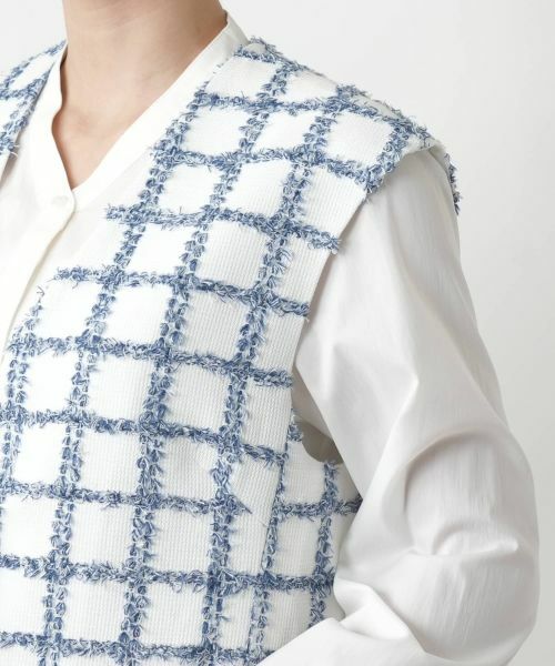 Leilian / レリアン テーラードジャケット | チェックベスト | 詳細9