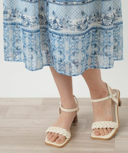 Leilian / レリアン ドレス | 【店舗人気】プリントフレアワンピース | 詳細10