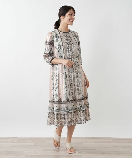 Leilian / レリアン ドレス | 【店舗人気】プリントフレアワンピース | 詳細14