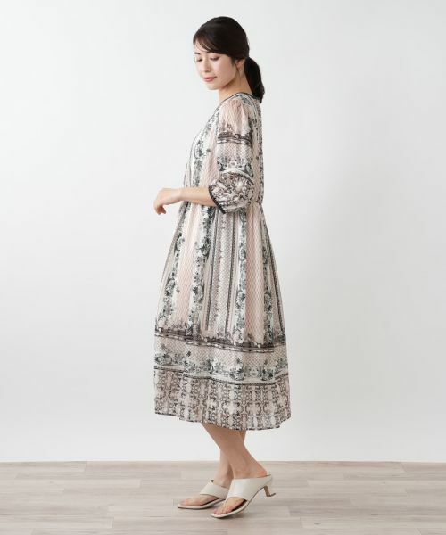 Leilian / レリアン ドレス | 【店舗人気】プリントフレアワンピース | 詳細15