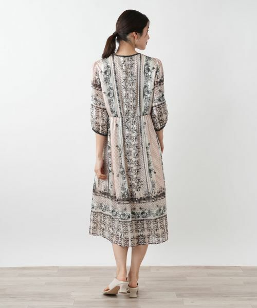 Leilian / レリアン ドレス | 【店舗人気】プリントフレアワンピース | 詳細16