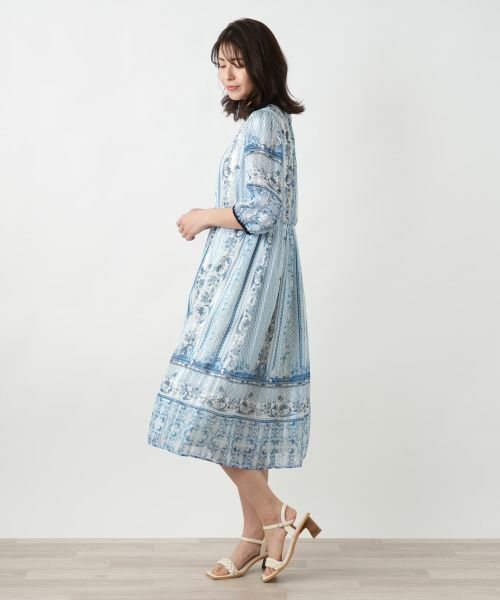 Leilian / レリアン ドレス | 【店舗人気】プリントフレアワンピース | 詳細2