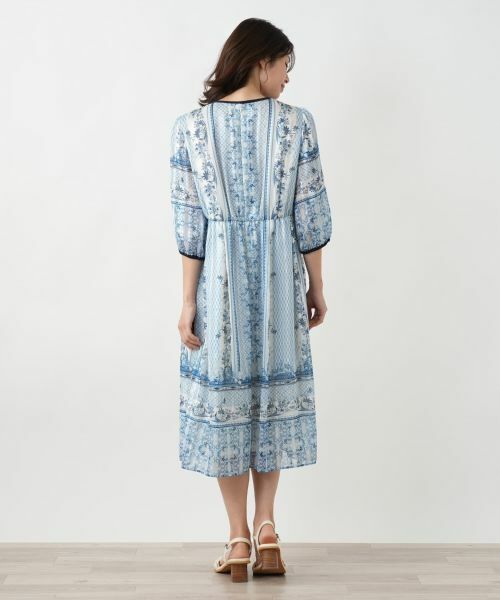 Leilian / レリアン ドレス | 【店舗人気】プリントフレアワンピース | 詳細3