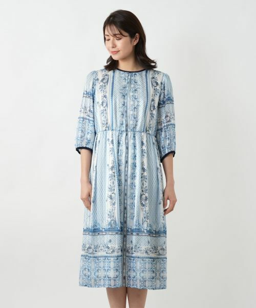 Leilian / レリアン ドレス | 【店舗人気】プリントフレアワンピース | 詳細4