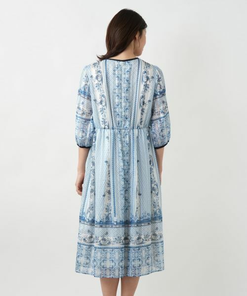 Leilian / レリアン ドレス | 【店舗人気】プリントフレアワンピース | 詳細6