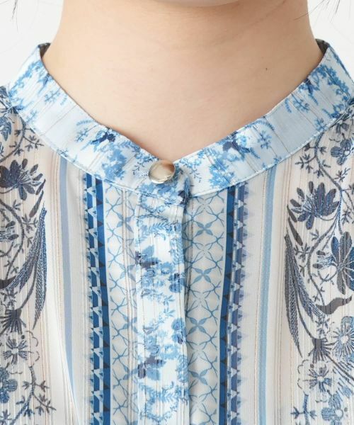 Leilian / レリアン シャツ・ブラウス | 【店舗人気】プリントボウタイブラウス | 詳細12