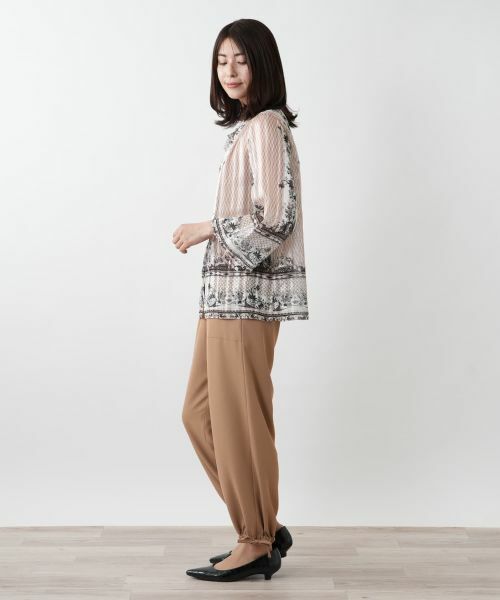 Leilian / レリアン シャツ・ブラウス | 【店舗人気】プリントボウタイブラウス | 詳細16