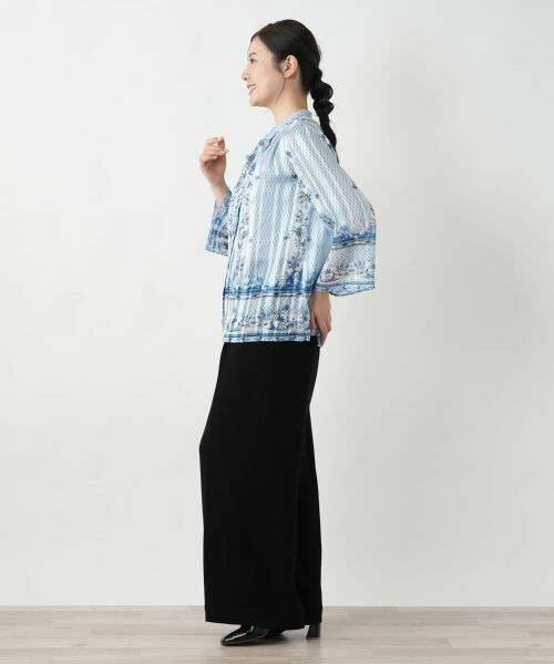 Leilian / レリアン シャツ・ブラウス | 【店舗人気】プリントボウタイブラウス | 詳細2