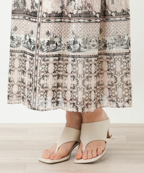 Leilian / レリアン ミニ・ひざ丈スカート | 【店舗人気】プリントスカ−ト | 詳細12