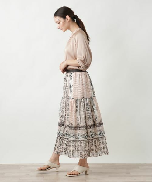 Leilian / レリアン ミニ・ひざ丈スカート | 【店舗人気】プリントスカ−ト | 詳細5