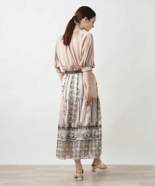 Leilian / レリアン ミニ・ひざ丈スカート | 【店舗人気】プリントスカ−ト | 詳細6