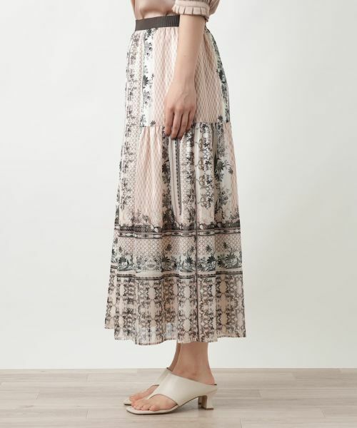 Leilian / レリアン ミニ・ひざ丈スカート | 【店舗人気】プリントスカ−ト | 詳細8